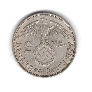 German 2 Reichsmark Coin