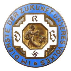 DRH 'Im Dienste der Zukunft unseres Volkes' Brooch