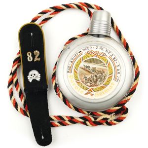WH (Heer) Panzer Reservist's Flask & Shoulder Strap