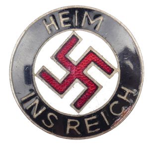 'Heim ins Reich' Membership Badge