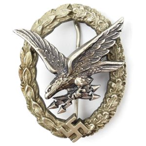 LW 'Fliegerschützenabzeichen mit Blitzbündel'