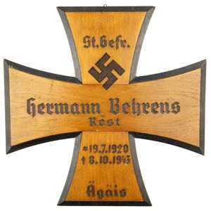Kriegsmarine Remembrance Wooden Wall Plaque