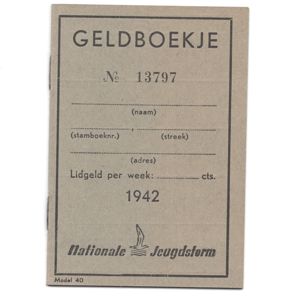 Nationale Jeugdstorm Geldboekje 1942
