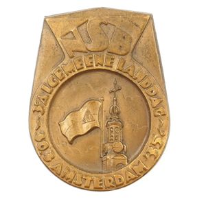 NSB '3e Algemeene Landdag Amsterdam' Tinnie 1935