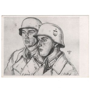 Willrich Postcard - 'Norwegen Kämpfer'