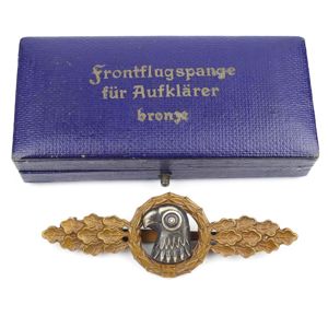 LW 'Frontflugspange für Aufklärer' in Bronze