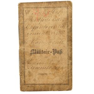 German 'Militair-Paß' 1868