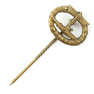 Miniature Kriegsmarine U-Boat War Badge