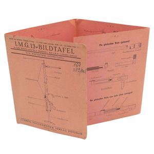 'I.M.G. 13' Technical Drawings Folding Card