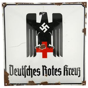 'Deutsches Rotes Kreuz' Enamel Sign