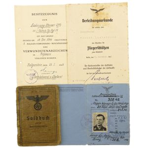 Fallschirmjäger Award Document Grouping