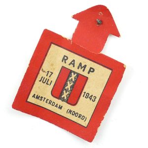 NVD 'Ramp 17 Juli 1943 Amsterdam (Noord)' Paper Tinnie