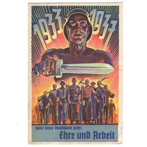 '1933 - 1937 Ehre und Arbeit' Postcard