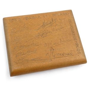 Dutch POW Wooden Box 'Neubrandenburg'