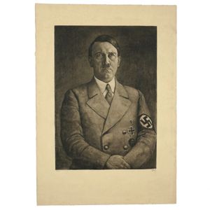 Large Sized 'Adolf Hitler' Lithograph