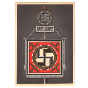 'NSDAP Standarte' Postcard by Gottfried Klein