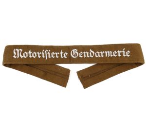 Polizei 'Motorisierte Gendarmerie' Cufftitle