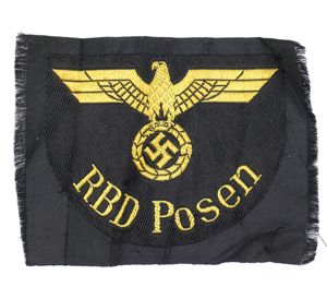 Reichsbahn 'RBD Posen' arm-eagle