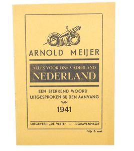 Zwart Front/Nationaal Front Propaganda Booklet