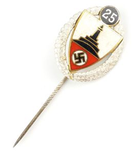 DRKB Silver '25' Year Member Honor Pin