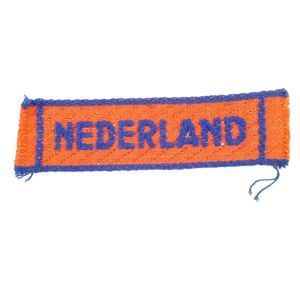 Dutch 'Nederland' shoulder-title