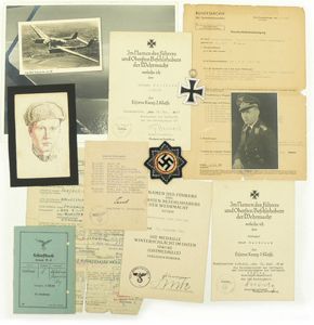 German Cross in Gold Grouping