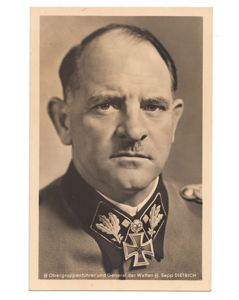 SS-Obergruppenführer Sepp Dietrich Postcard