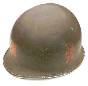 Extremely Rare Original Dutch 'Stoottroepen' M1 Combat Helmet