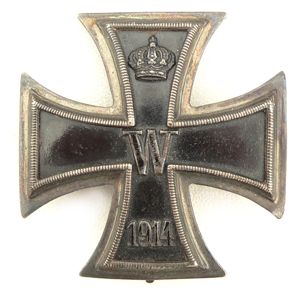 WW1 Iron Cross 1st Class with hooks