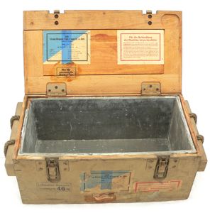 Luftwaffe Wooden Aircraft-Ammunition Box