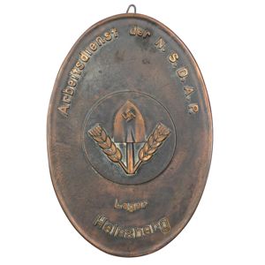 Arbeitsdienst der NSDAP 'Lager Heinsberg' Plaque