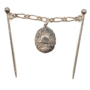 16mm Miniature Silver Wound Badge 1918 - Godet