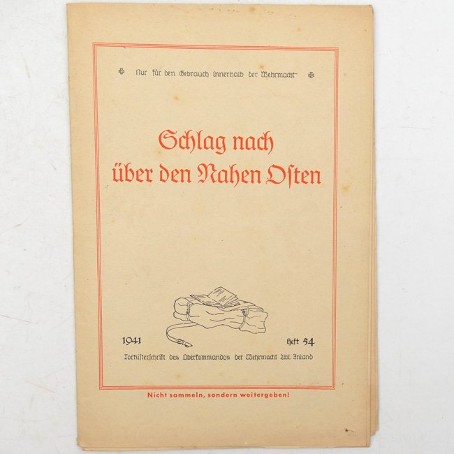 Wehrmacht map of the Middle East 1941 — image 2