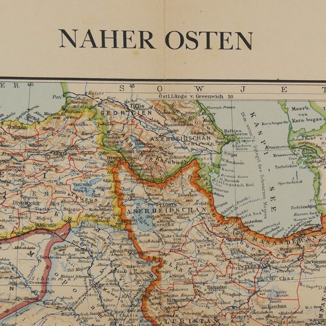 Wehrmacht map of the Middle East 1941 — image 3