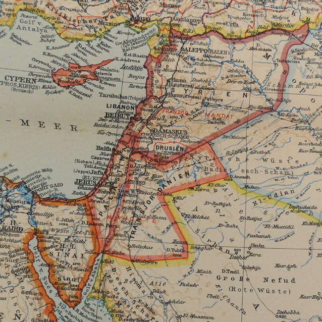 Wehrmacht map of the Middle East 1941 — image 6
