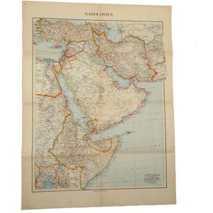 Wehrmacht map of the Middle East 1941