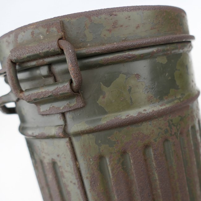Named Luftwaffe Gasmask Canister from 'Woensdrecht' — image 3
