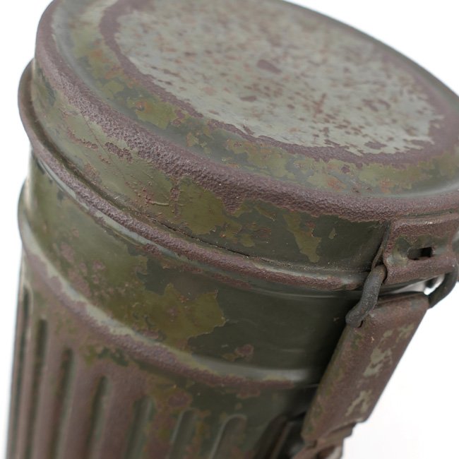 Named Luftwaffe Gasmask Canister from 'Woensdrecht' — image 4
