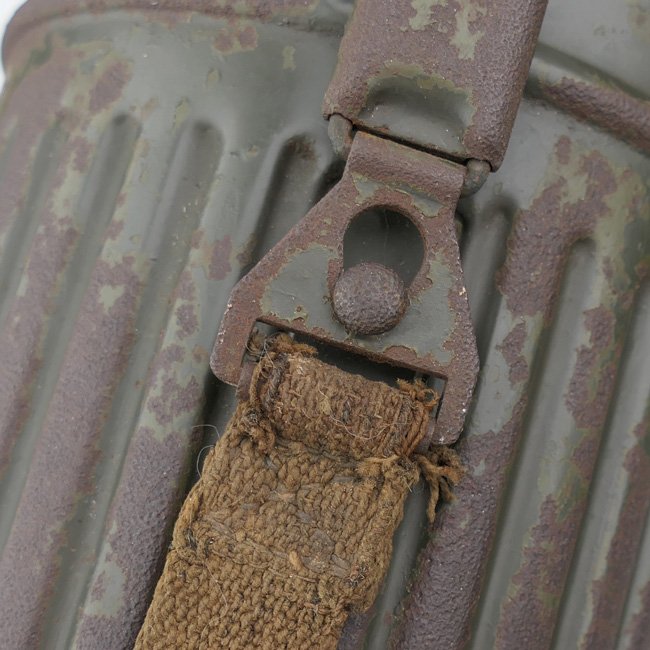 Named Luftwaffe Gasmask Canister from 'Woensdrecht' — image 5