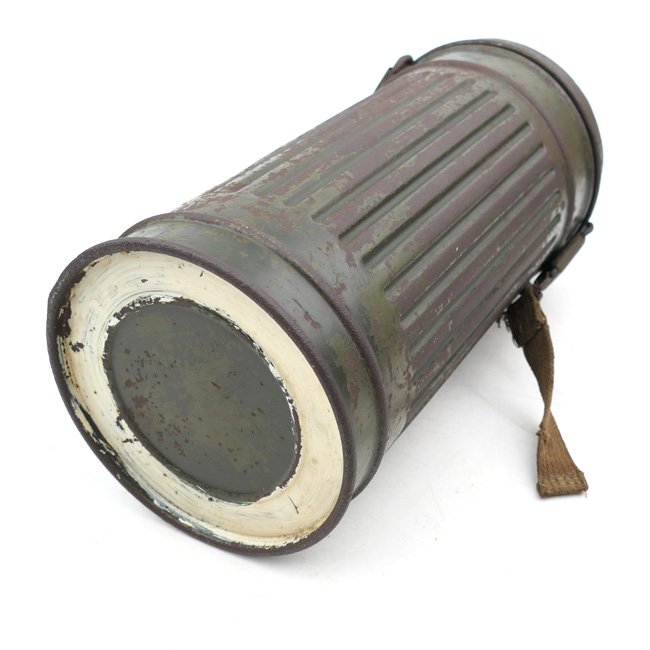 Named Luftwaffe Gasmask Canister from 'Woensdrecht' — image 9