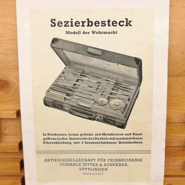 Wehrmacht Post Mortem Instrument Set — image 3