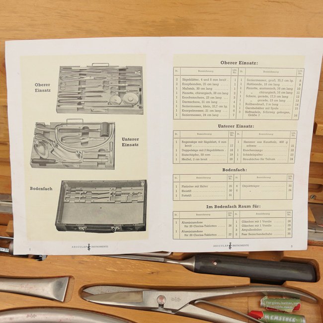 Wehrmacht Post Mortem Instrument Set — image 4