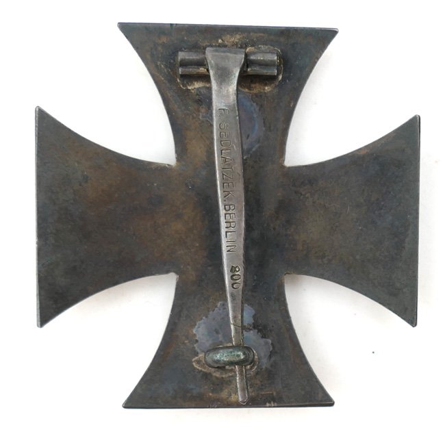 WW1 Iron Cross 1st Class - 'F. Sedlatzek' — image 3