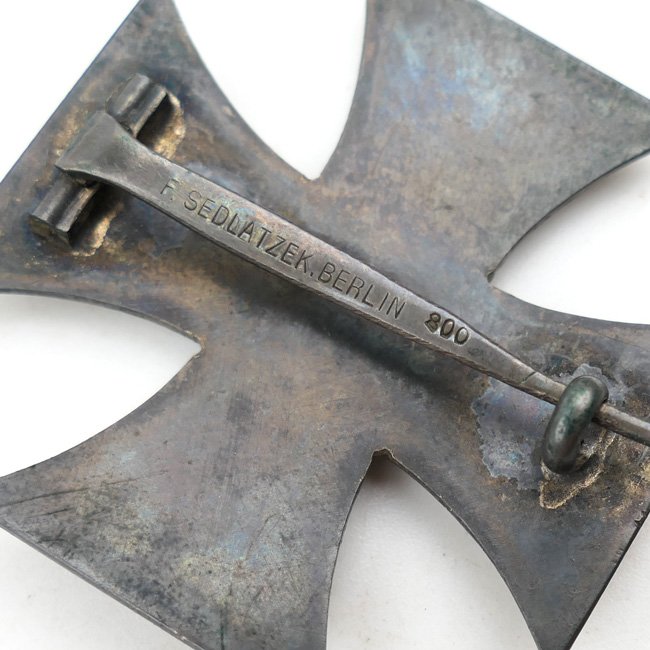 WW1 Iron Cross 1st Class - 'F. Sedlatzek' — image 5