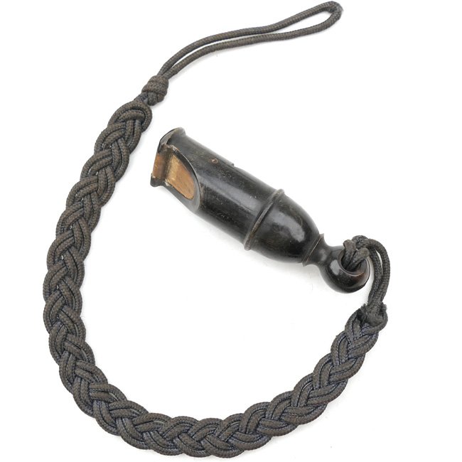 German Bakelite Whistle with Lanyard — image 3