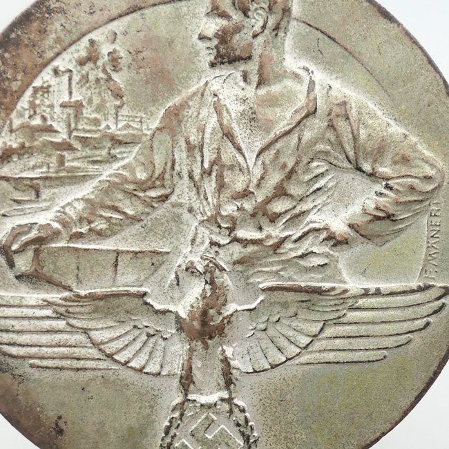 German Loyal Service Plaque 'Reichenberg' — image 2