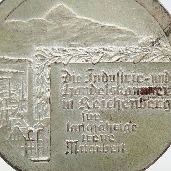 German Loyal Service Plaque 'Reichenberg' — image 4