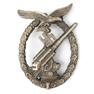 Luftwaffe Flak Artillery War Badge 'Juncker'