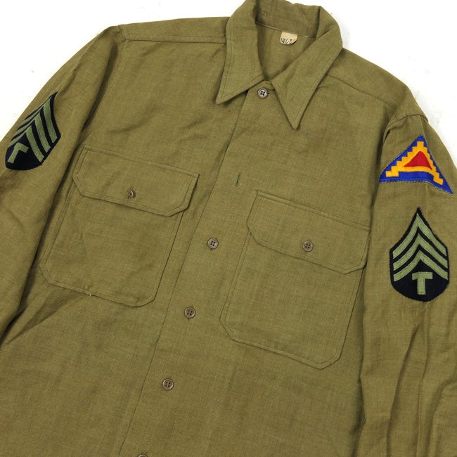 US Army Seventh Army Technician's Wool Shirt — image 2