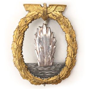 Kriegsmarine Minesweeper War Badge 'Schwerin'